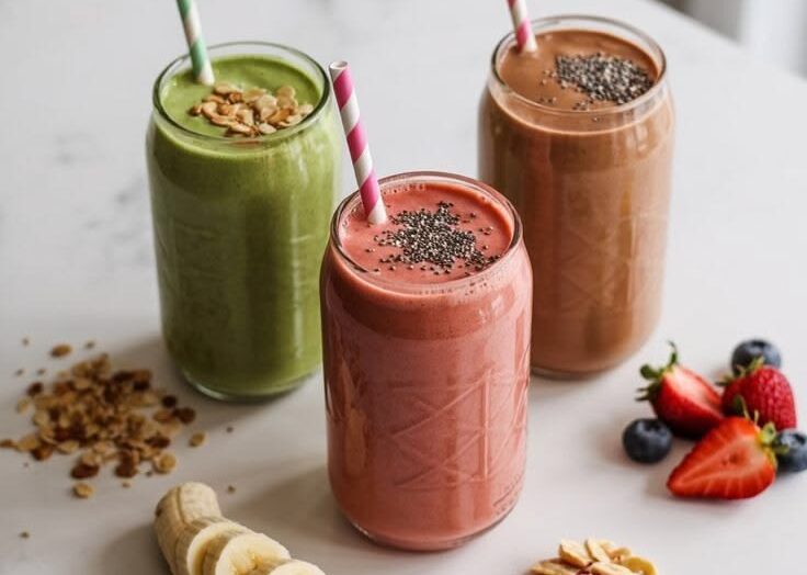 Healthy Breakfast Smoothies