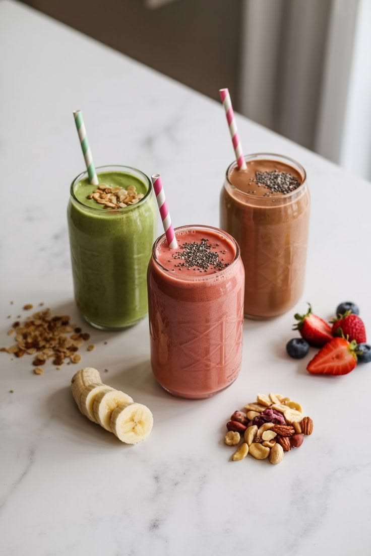 Healthy Breakfast Smoothies